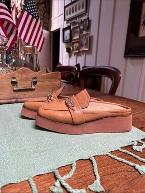 Naked Feet Elect Platform Mules